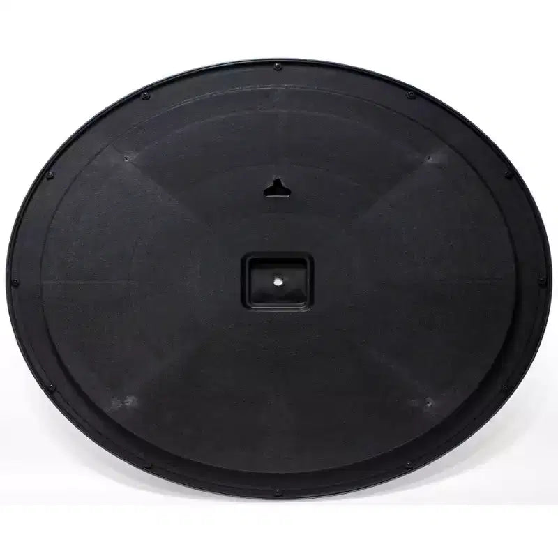 Miroir mural moderne noir de 22" – Cadre en plastique léger
