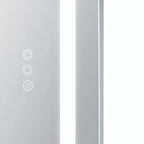 Miroir de courtoisie pleine longueur avec éclairage LED tricolore