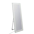 Miroir de courtoisie pleine longueur avec éclairage LED tricolore