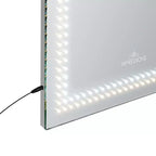 Miroir de courtoisie pleine longueur avec éclairage LED tricolore