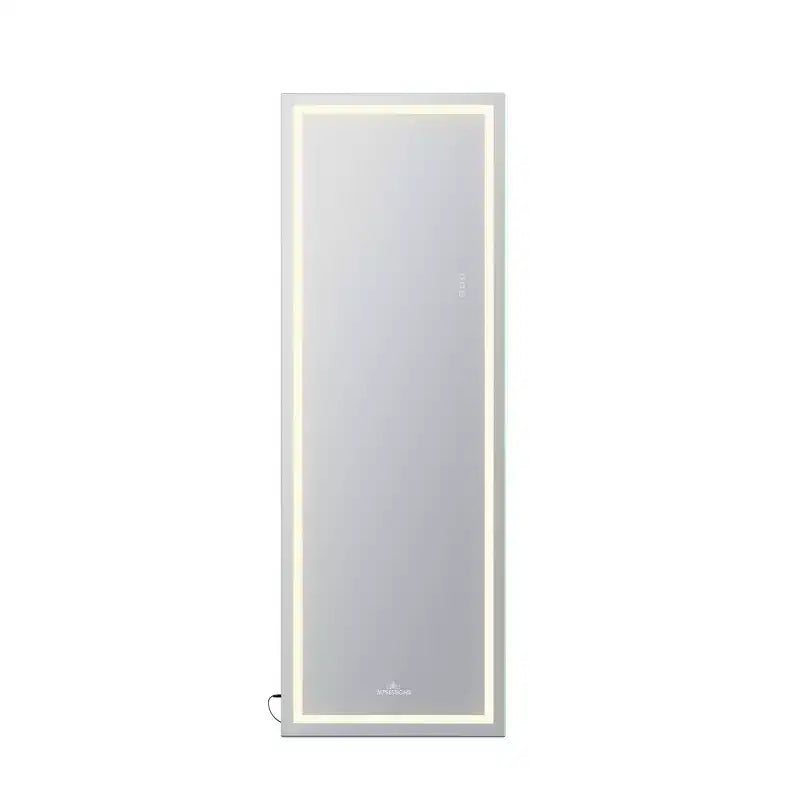 Miroir de courtoisie pleine longueur avec éclairage LED tricolore