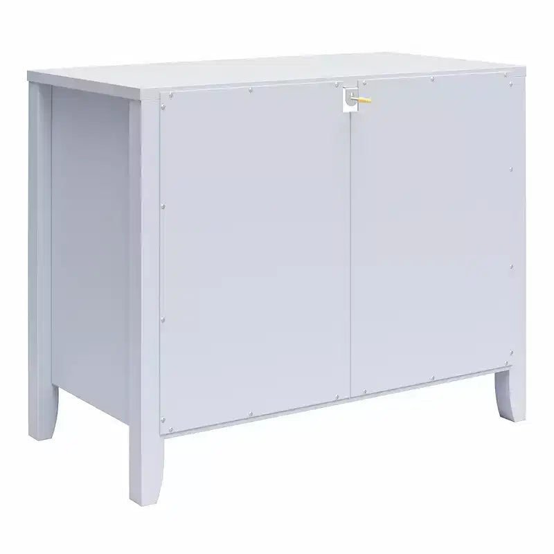 Table de chevet élégante à 2 tiroirs au design classique