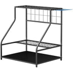 Organisateur d'outils de jardin à 3 niveaux pour garage – Support de rangement pour outils de jardin