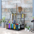Organisateur d'outils de jardin à 3 niveaux pour garage – Support de rangement pour outils de jardin