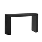 Console galbée avec motif rayé vertical unique