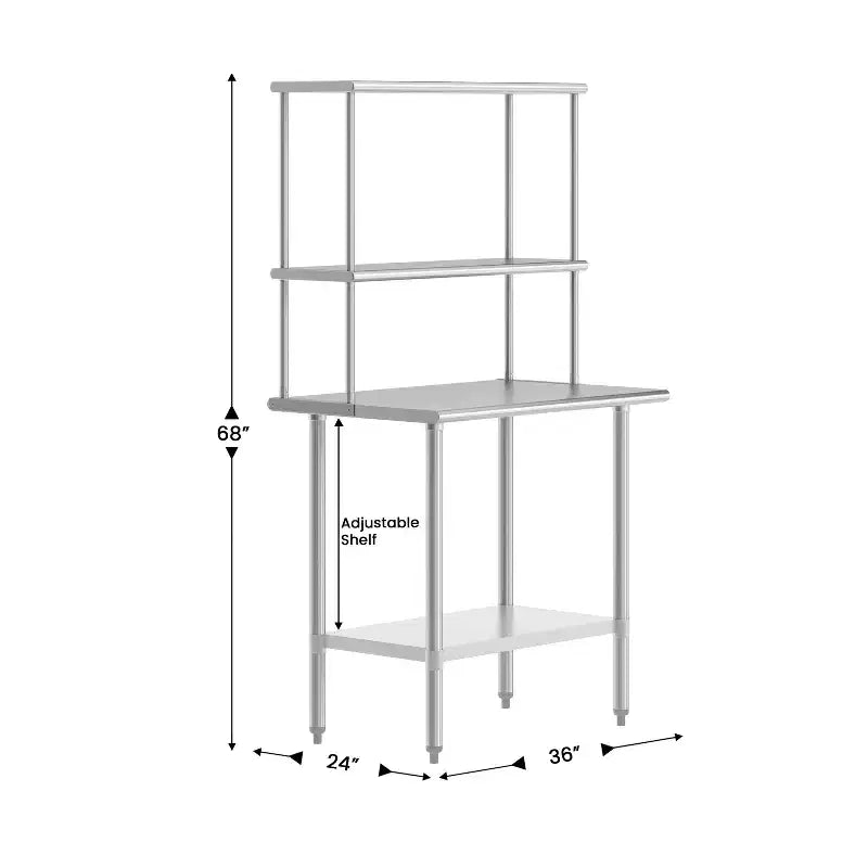 Table de préparation et de travail portable – Conception pliable légère