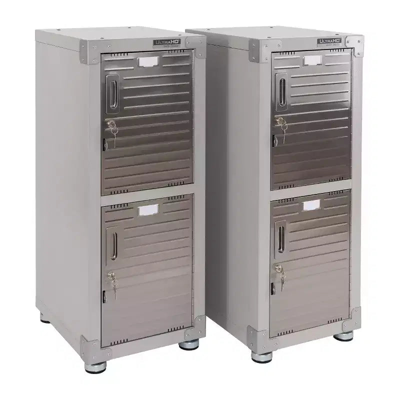 Casier empilable 4 portes – Rangement en acier robuste