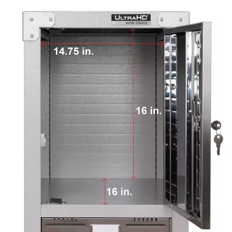 Casier empilable 4 portes – Rangement en acier robuste