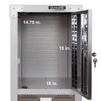 Casier empilable 4 portes – Rangement en acier robuste