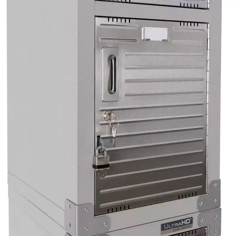 Casier empilable 4 portes – Rangement en acier robuste