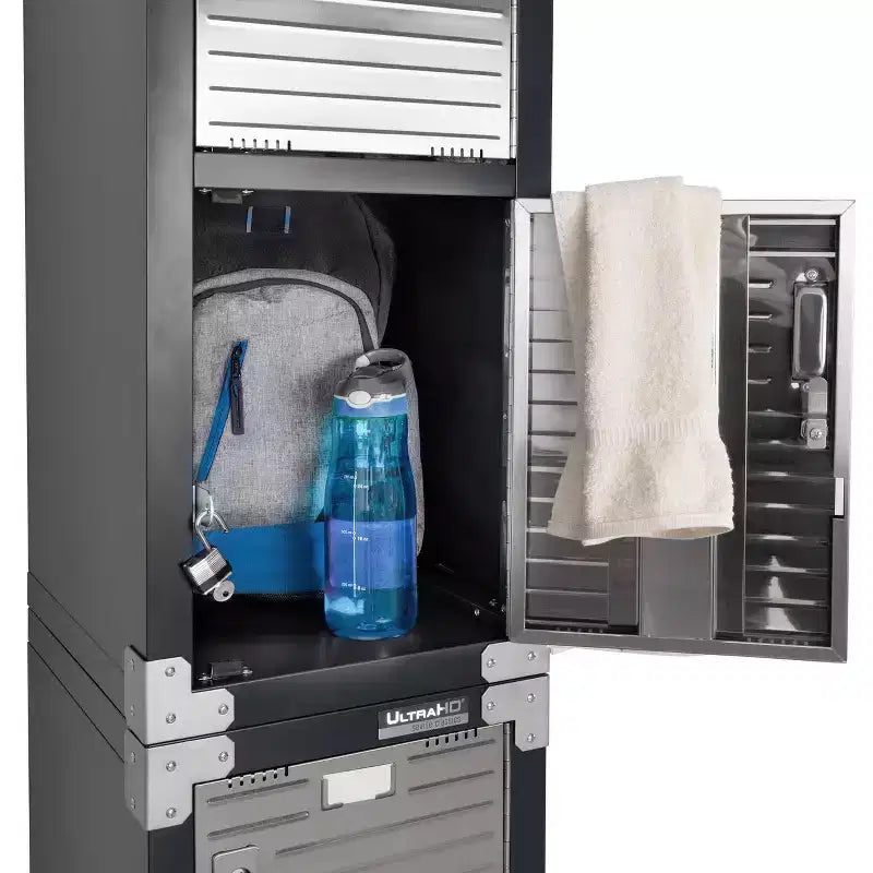 Casier empilable 4 portes – Rangement en acier robuste