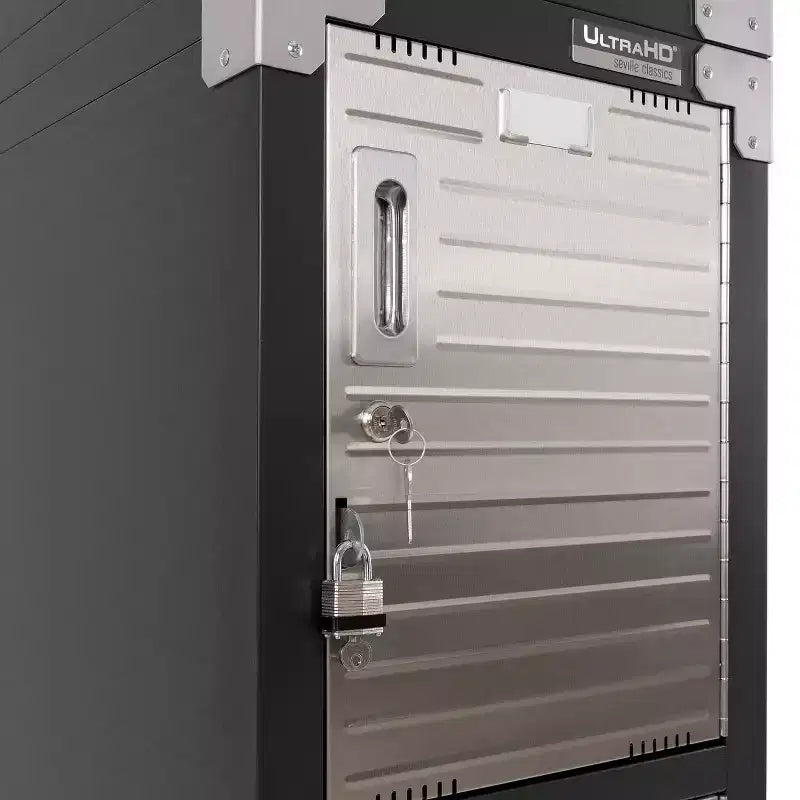 Casier empilable 4 portes – Rangement en acier robuste