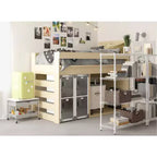 Casier empilable 4 portes – Rangement en acier robuste