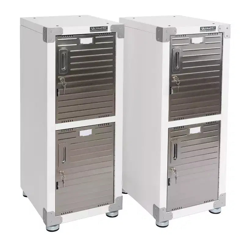 Casier empilable 4 portes – Rangement en acier robuste
