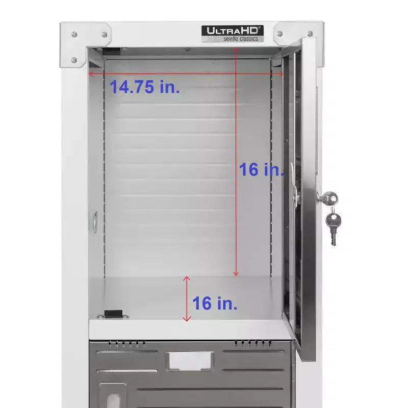 Casier empilable 4 portes – Rangement en acier robuste