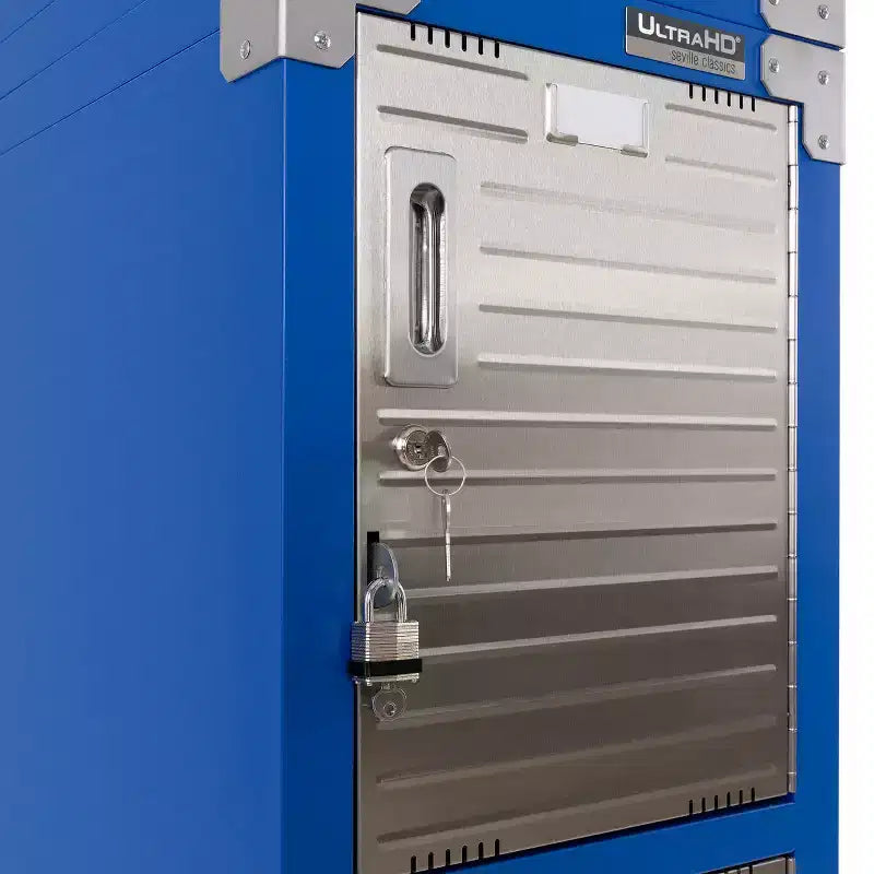 Casier empilable 4 portes – Rangement en acier robuste
