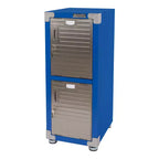 Casier empilable 4 portes – Rangement en acier robuste