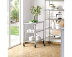 Chariot de service roulant commercial robuste NSF – Acier robuste
