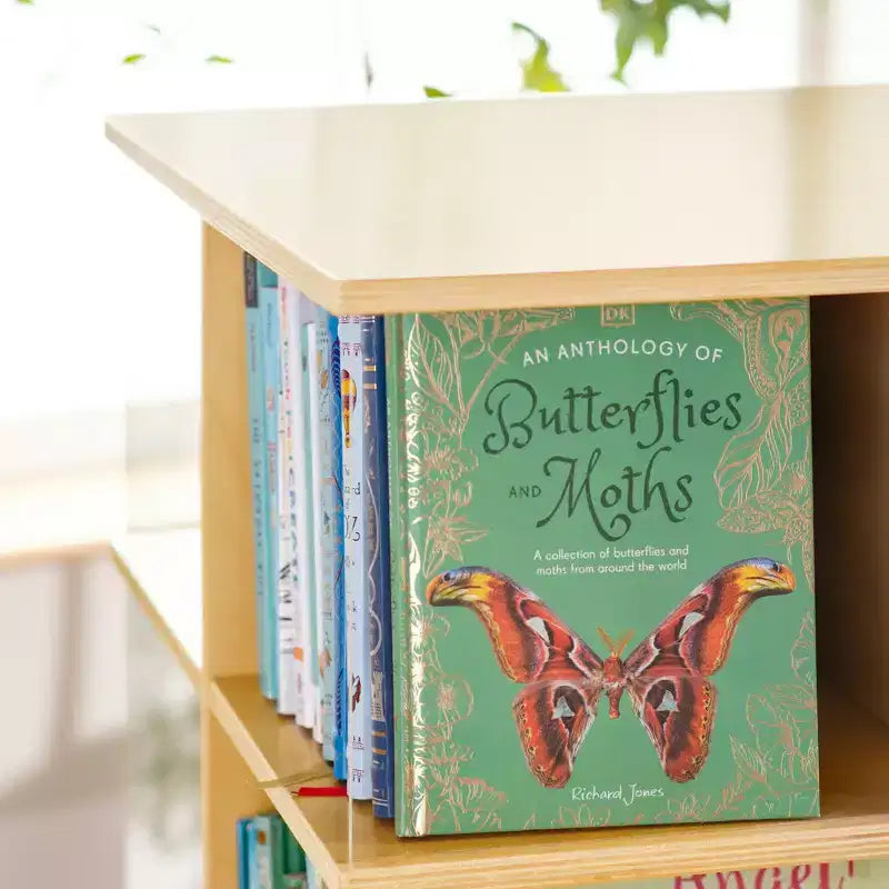 Étagère à Livres Rotative à 3 Niveaux pour Enfants – Grand Présentoir de Livres Blanc