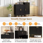 Meuble à chaussures élégant crème – Buffet de rangement d'entrée chic