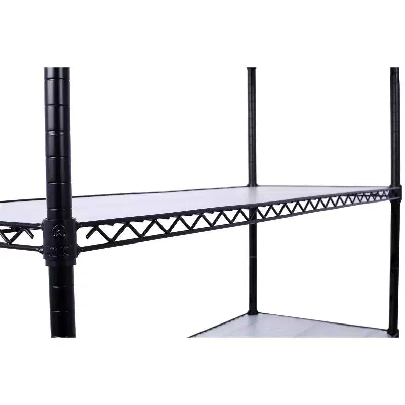 Étagère métallique à 6 niveaux de 2721 kg homologuée NSF – Support réglable robuste