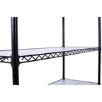 Étagère métallique à 6 niveaux de 2721 kg homologuée NSF – Support réglable robuste