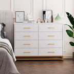 Commode haute à 8 tiroirs de 91,4 cm avec tiroirs à fermeture douce