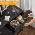 Commode haute à 8 tiroirs de 91,4 cm avec tiroirs à fermeture douce