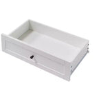Buffet multifonctionnel de 173 cm pour salon – Panneaux de particules et MDF blancs
