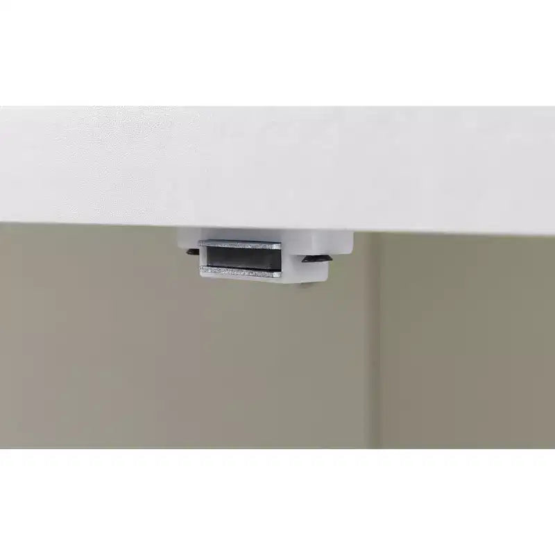 Buffet multifonctionnel de 173 cm pour salon – Panneaux de particules et MDF blancs