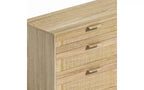 Commode 6 tiroirs en rotin 59" – Armoire de rangement pour vêtements de chambre