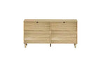 Commode 6 tiroirs en rotin 59" – Armoire de rangement pour vêtements de chambre
