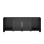 Banc de rangement pour chaussures en bois avec quatre compartiments