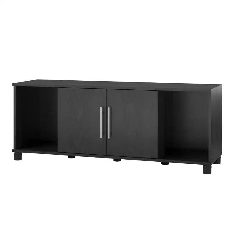 Banc de rangement pour chaussures en bois avec quatre compartiments