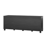 Banc de rangement pour chaussures en bois avec quatre compartiments