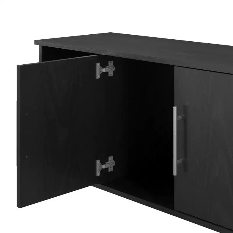 Banc de rangement pour chaussures en bois avec quatre compartiments