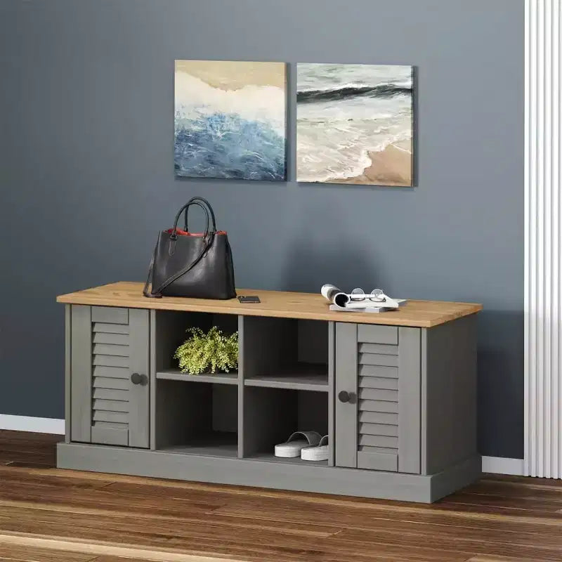 Banc à chaussures avec rangement – Disponible en plusieurs coloris