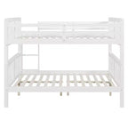 Lit superposé en bois double sur double moderne – Convertible en 2 lits séparés