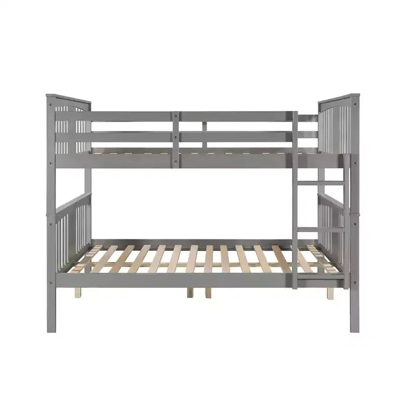 Lit superposé en bois double sur double moderne – Convertible en 2 lits séparés
