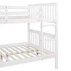 Lit superposé en bois double sur double moderne – Convertible en 2 lits séparés