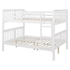 Lit superposé en bois double sur double moderne – Convertible en 2 lits séparés