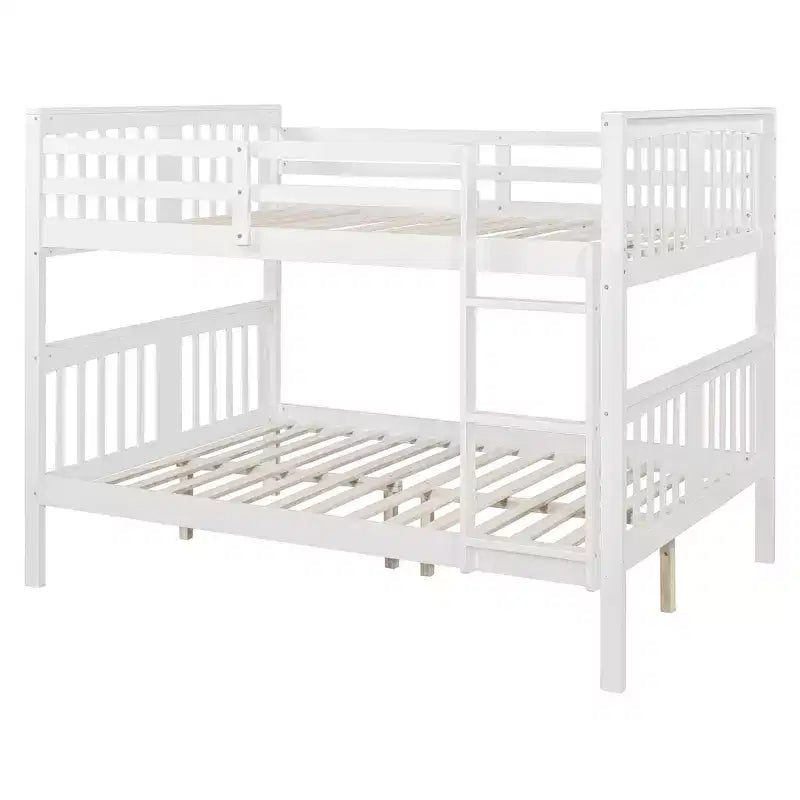 Lit superposé en bois double sur double moderne – Convertible en 2 lits séparés