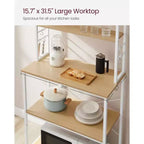 Étagère de Boulanger - Support de Four à Micro-ondes – Étagère Haute de Rangement de Cuisine