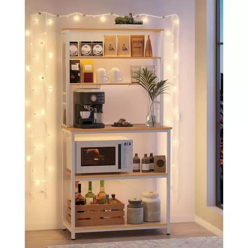 Étagère de Boulanger - Support de Four à Micro-ondes – Étagère Haute de Rangement de Cuisine
