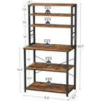 Étagère de Boulanger - Support de Four à Micro-ondes – Étagère Haute de Rangement de Cuisine