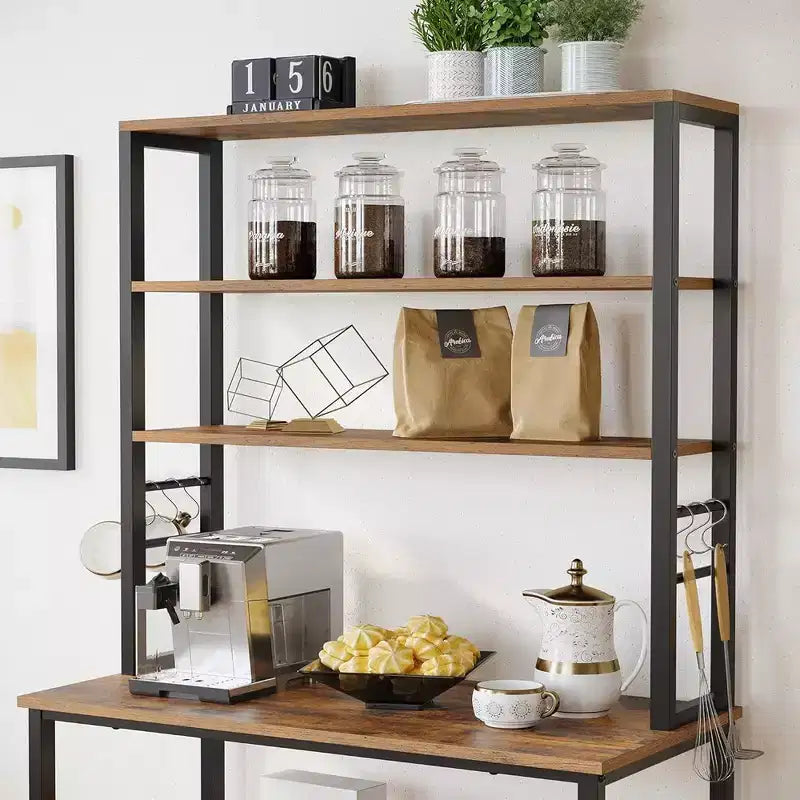 Étagère de Boulanger - Support de Four à Micro-ondes – Étagère Haute de Rangement de Cuisine
