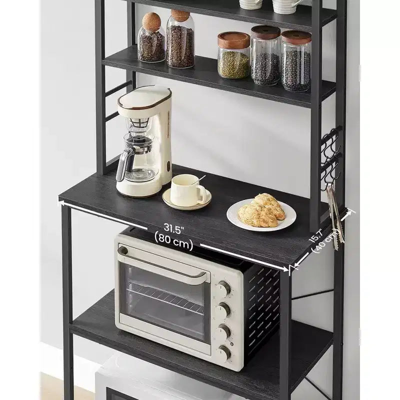 Étagère de Boulanger - Support de Four à Micro-ondes – Étagère Haute de Rangement de Cuisine