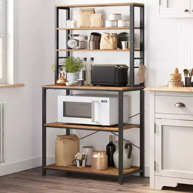 Étagère de Boulanger - Support de Four à Micro-ondes – Étagère Haute de Rangement de Cuisine
