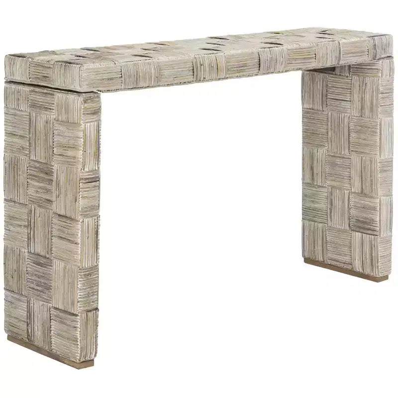 Console moderne avec étagère ouverte – Design épuré pour entrée