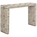 Console moderne avec étagère ouverte – Design épuré pour entrée